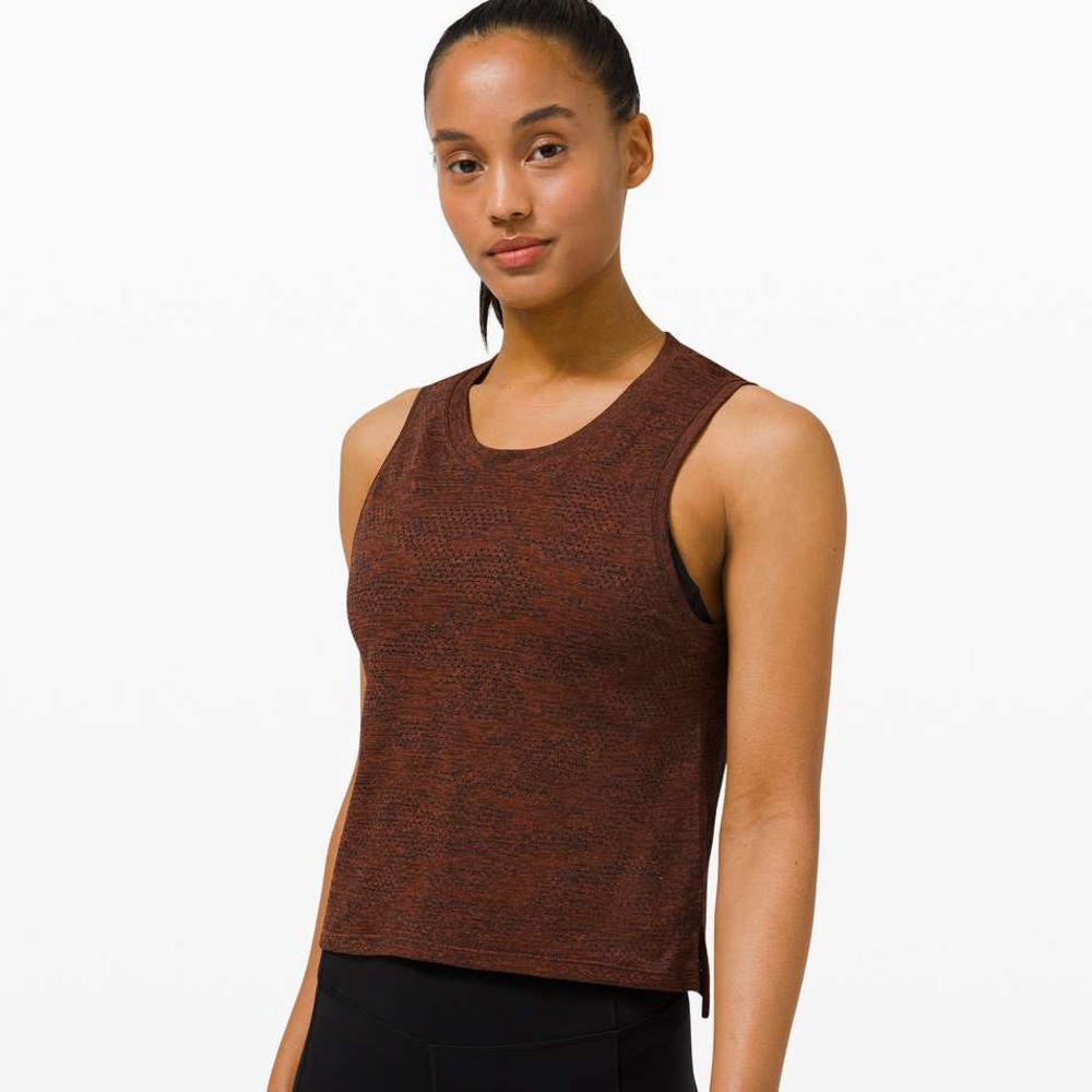 Lululemon 🍋 Train to Be Tank Camo Dot Size 6